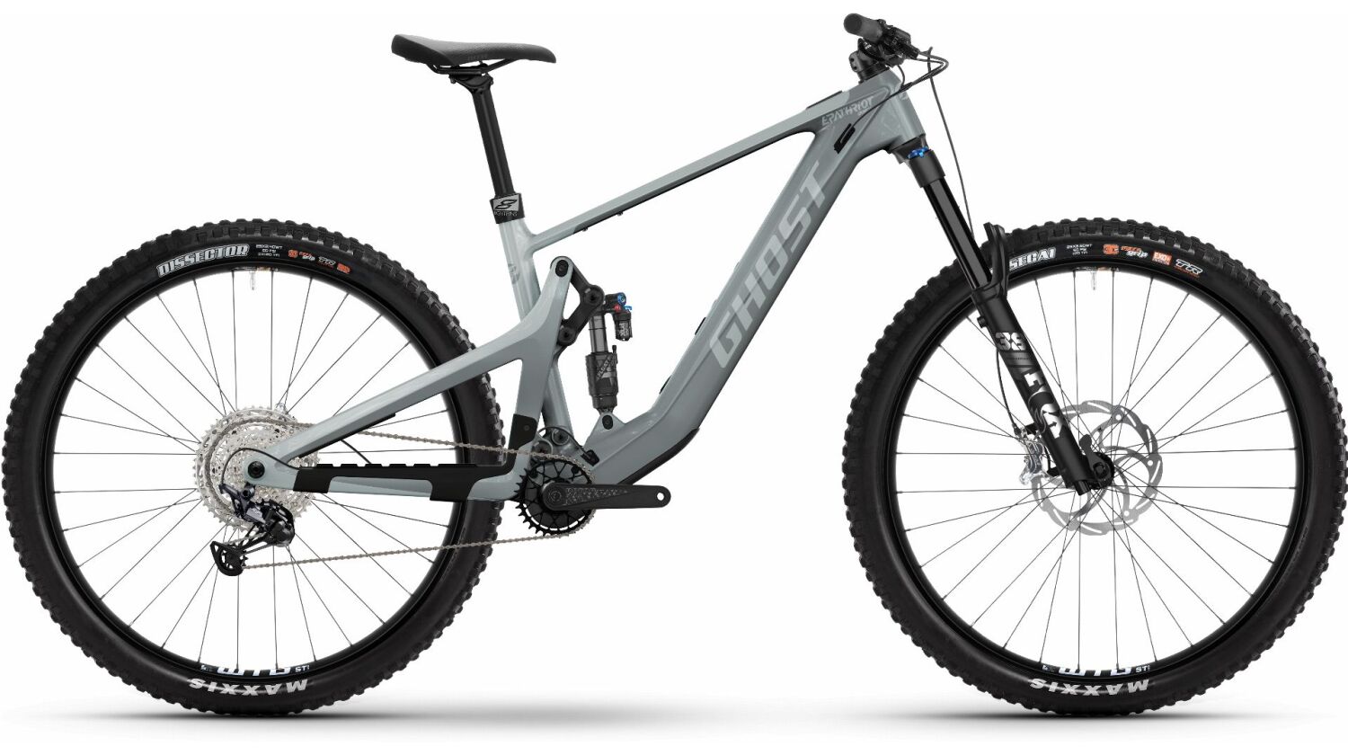 Ghost Path Riot Advanced 430 Wh E-Bike Fully 29" grey 1 / pearl light grey - glossy