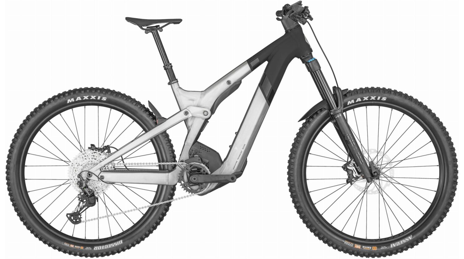 Scott Patron ST eRIDE 910 750 Wh E-Bike Fully 29" Raw Alloy