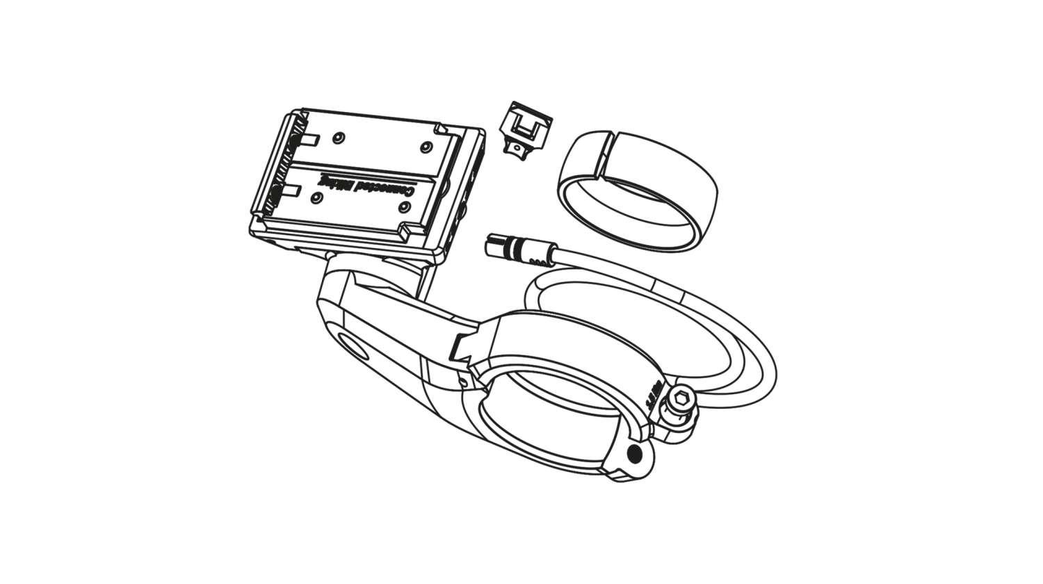 Bosch Nachrüst-Kit 1-Arm-Halter (BDSYYYY) für smartes System, Kiox, Smartphonegrip