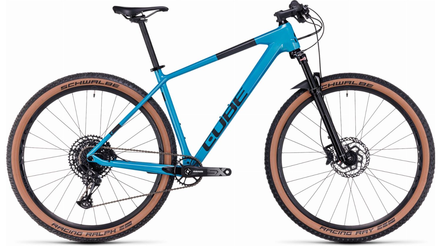 Cube Reaction C 62 One MTB Hardtail Diamant 29 switchblue n black