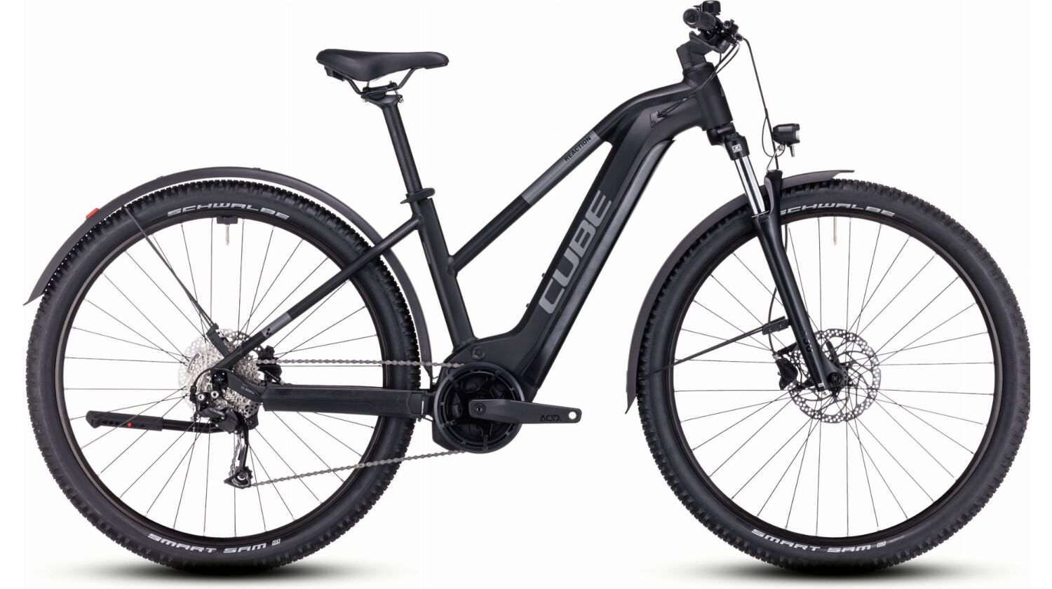 Cube Reaction Hybrid Performance Allroad 500 Wh E-Bike Hardtail Trapeze black´n´grey