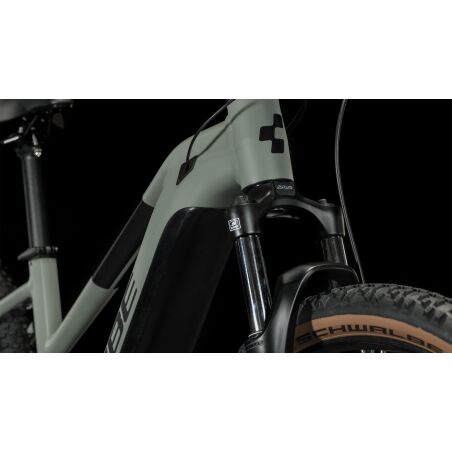 Cube Reaction Hybrid Performance 500 Wh E-Bike Hardtail Diamant swampgrey&acute;n&acute;black