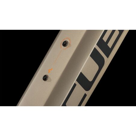 Cube Reaction Hybrid Performance 625 Wh E-Bike Hardtail Diamant metallicbrown&acute;n&acute;orange