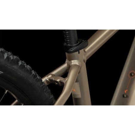 Cube Reaction Hybrid Performance 625 Wh E-Bike Hardtail Diamant metallicbrown&acute;n&acute;orange