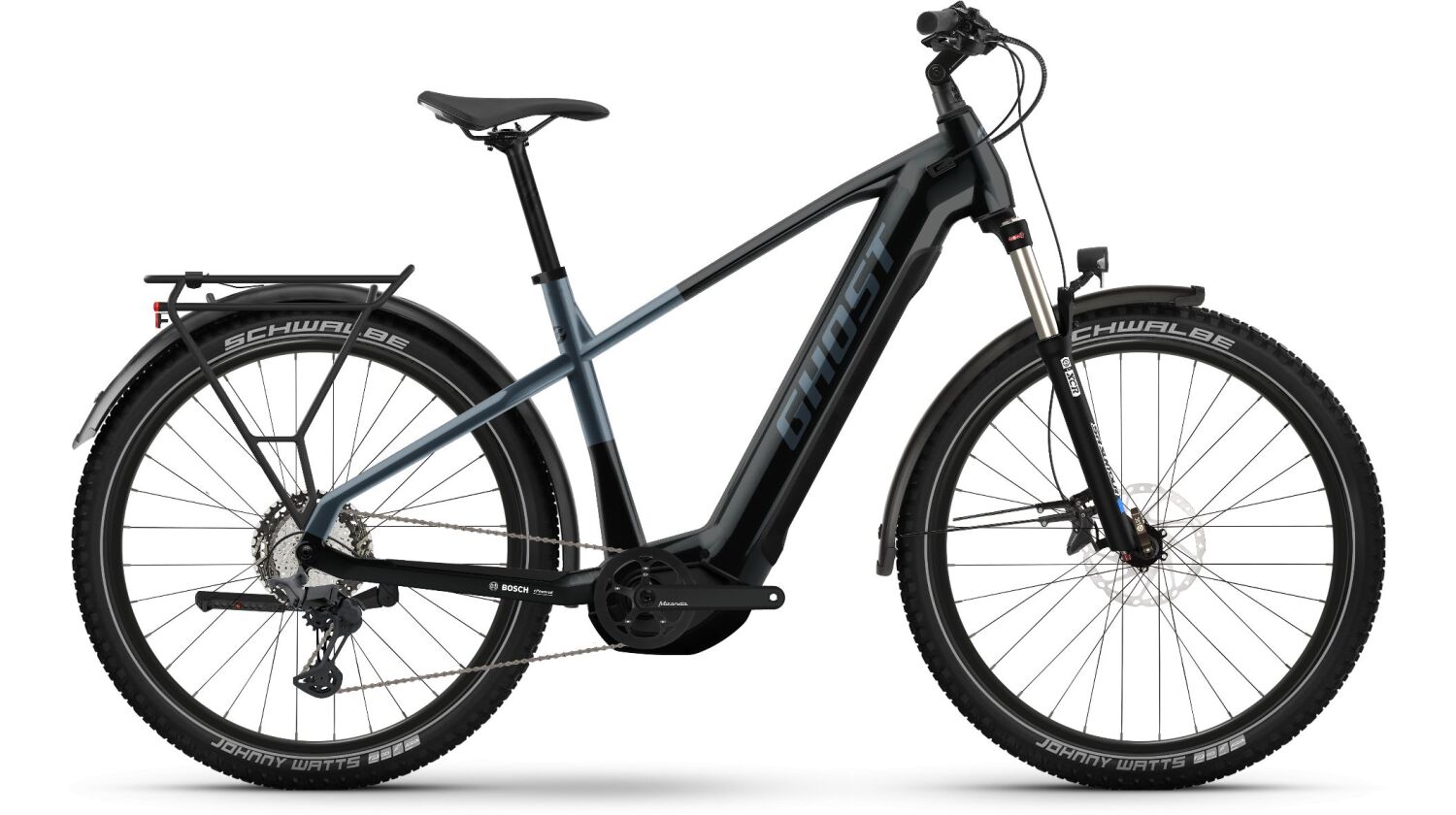 Ghost E-Teru Advanced EQ 750 Wh E-Bike Hardtail Diamant 27,5" black/dark grey - glossy