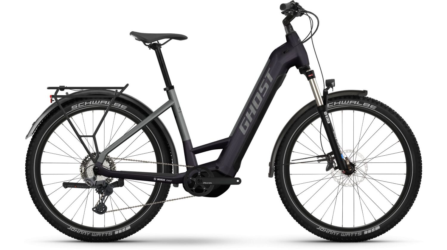 Ghost E-Teru Advanced EQ Low 750 Wh E-Bike Hardtail Wave 27,5" black/dark grey - glossy