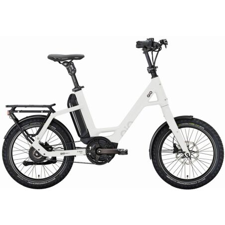 QiO EINS P-E 545 Wh E-Kompaktrad 20" white matt 47 cm