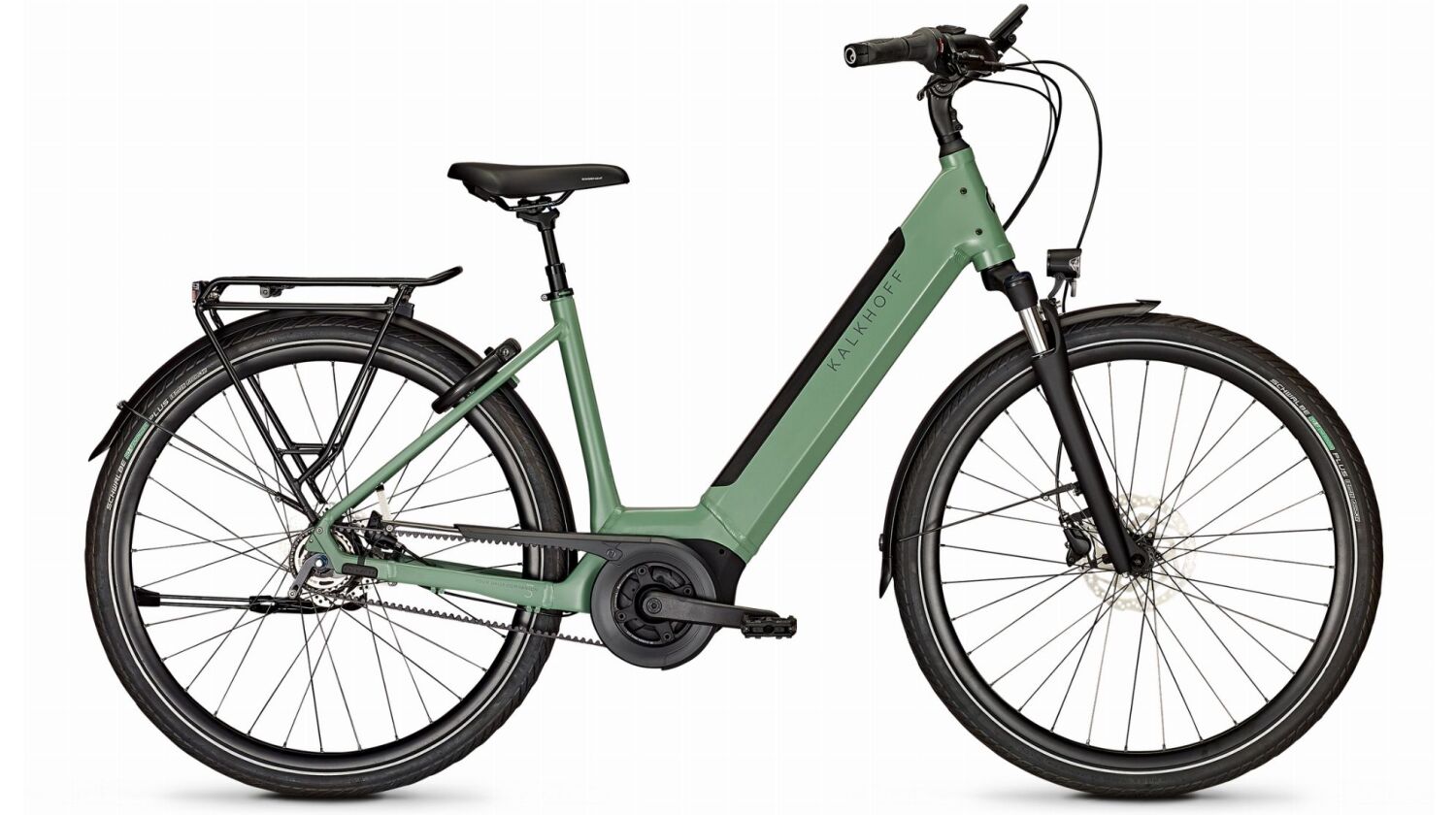 Kalkhoff Image 3.B Excite 625 Wh E-Bike Wave 28" mineralgreen matt