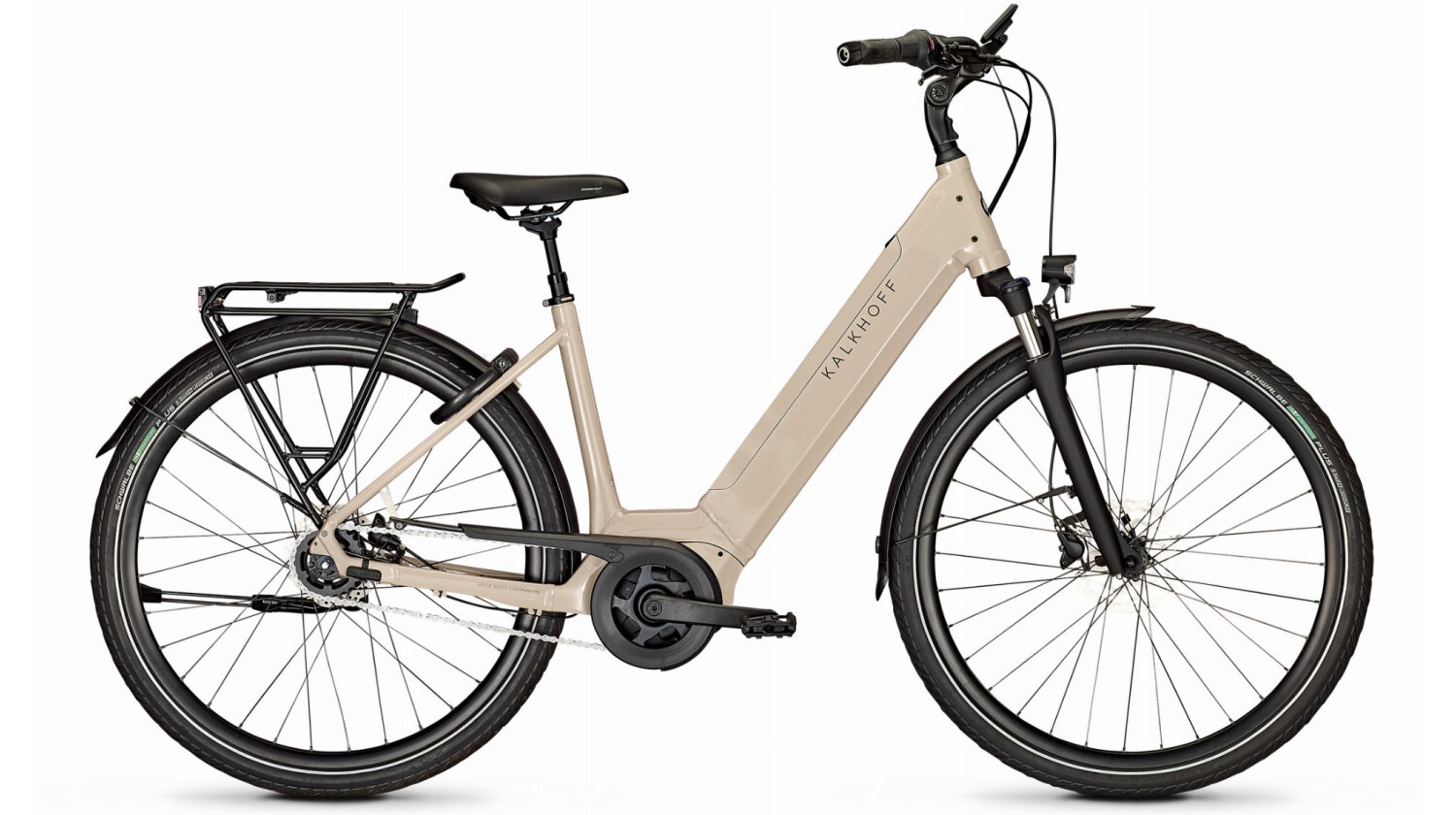 Kalkhoff Image 3.B Advance 500 Wh E-Bike Wave 28" milkbrown glossy
