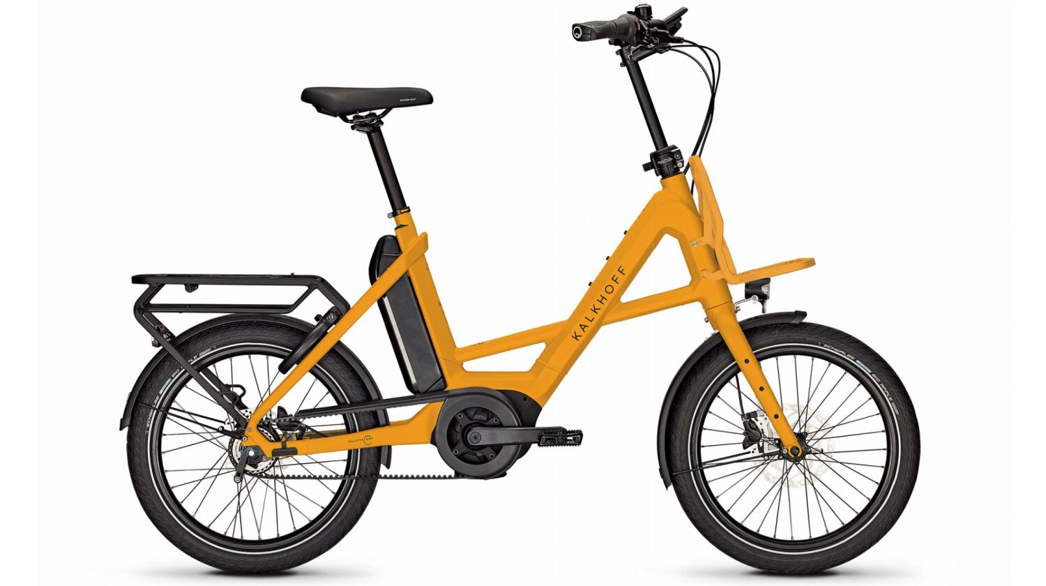 Kalkhoff Image C.B Advance+ 545 Wh E-Kompaktrad 20" mustardyellow matt XS/48