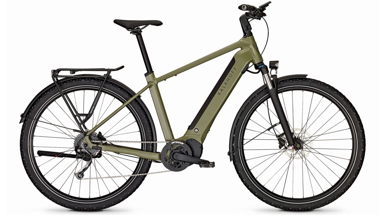 Kalkhoff Entice 5.B Season 625 Wh E-Bike Diamant 29" urbangreen matt