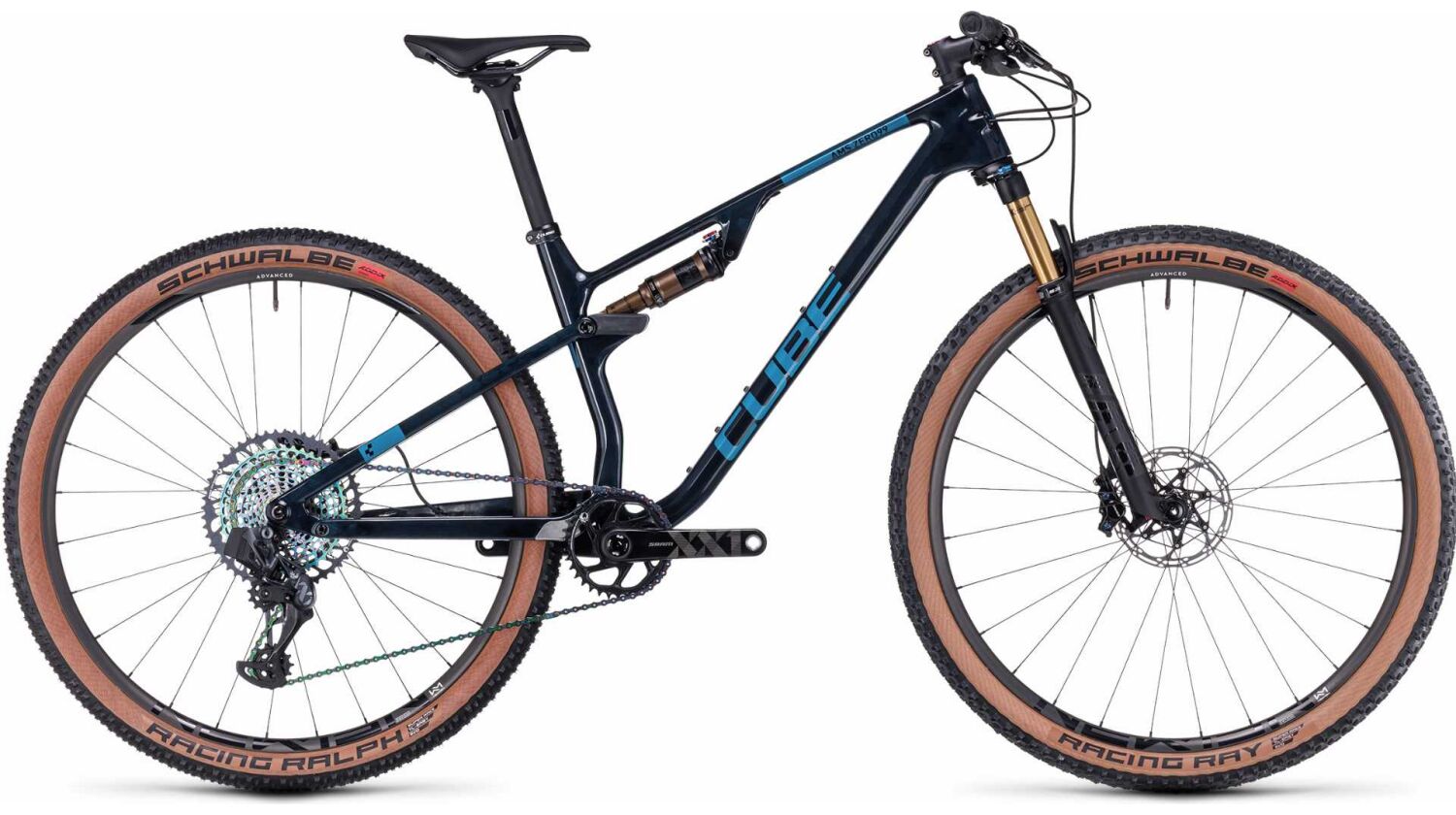 Cube AMS Zero99 C:68X SLT MTB-Fully 29" liquidblue´n´blue