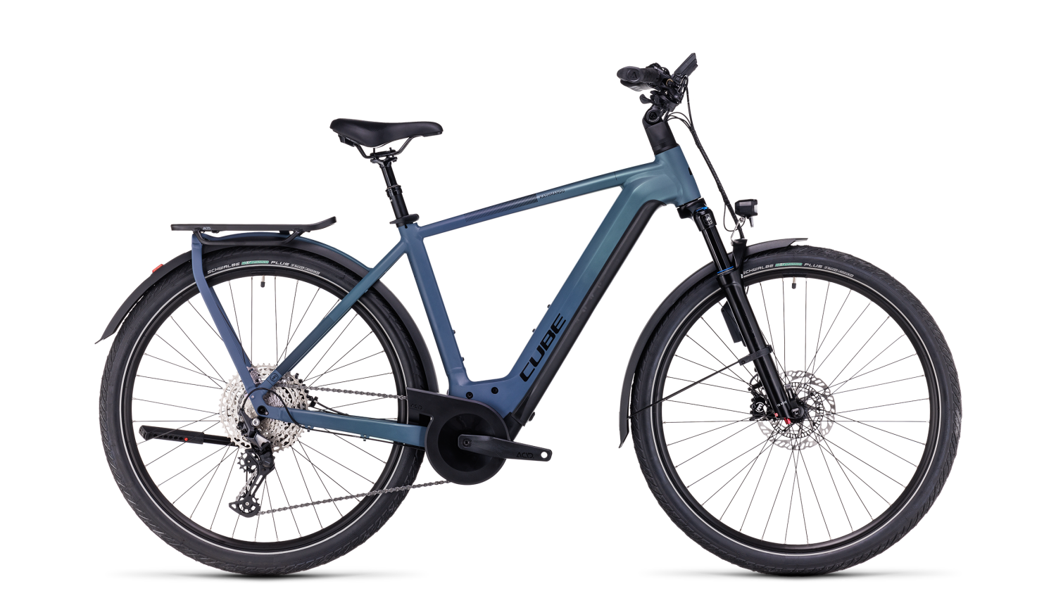 Cube Kathmandu Hybrid ABS 750 Wh E-Bike Diamant 28" smaragdgrey´n´blue