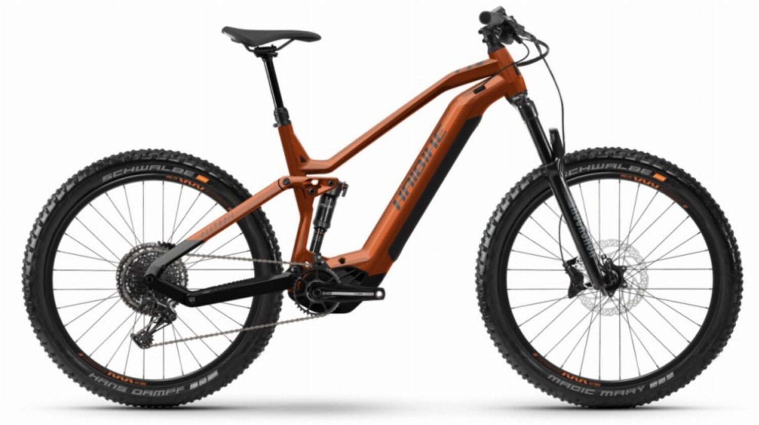 Haibike AllTrail 6 720 Wh E-Bike Fully 27,5" papaya/black - gloss