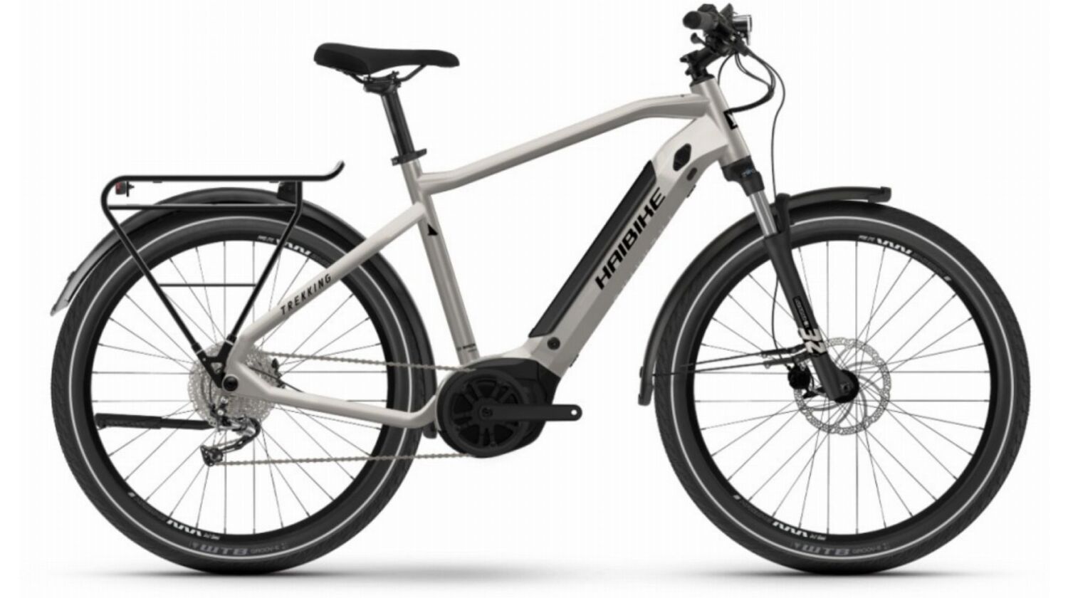 Haibike Trekking 3 500 Wh E-Bike Diamant 27,5" warm grey/black - gloss