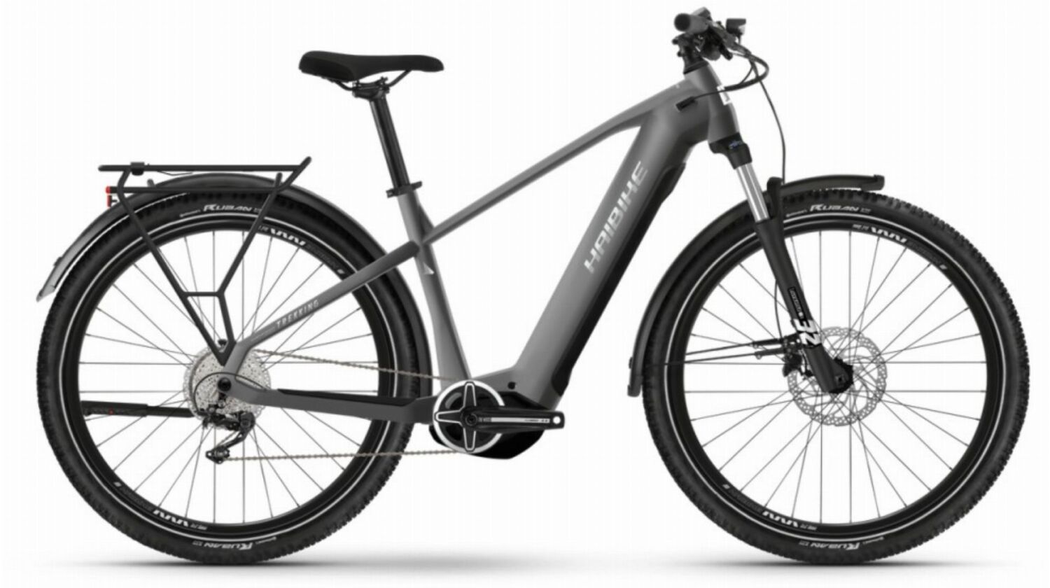 Haibike Trekking 4 720 Wh E-Bike Diamant 27,5" dark silver/pearl - matt