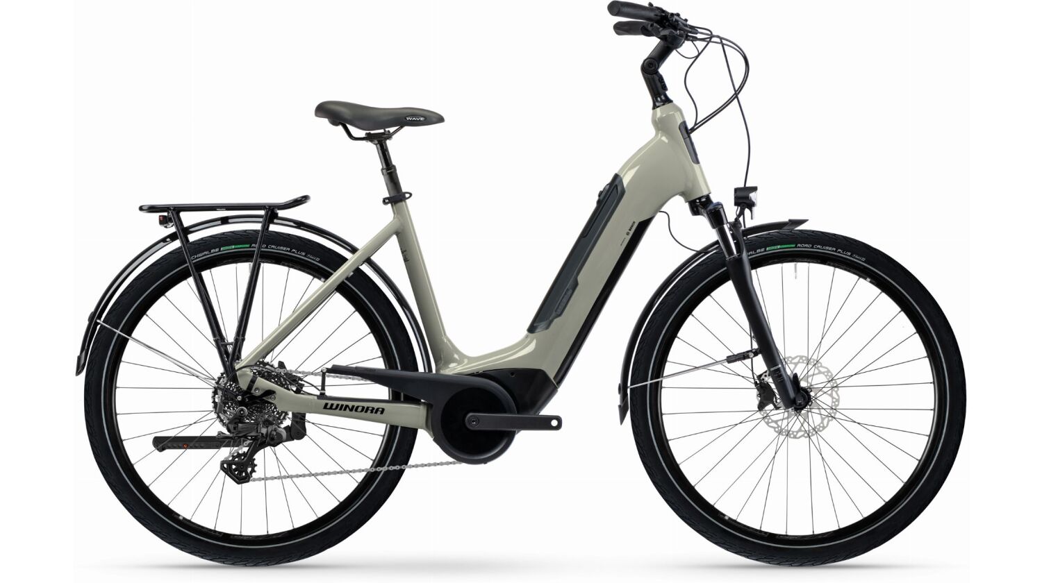 Winora Tria 10 500 Wh E-Bike Wave 28" grey