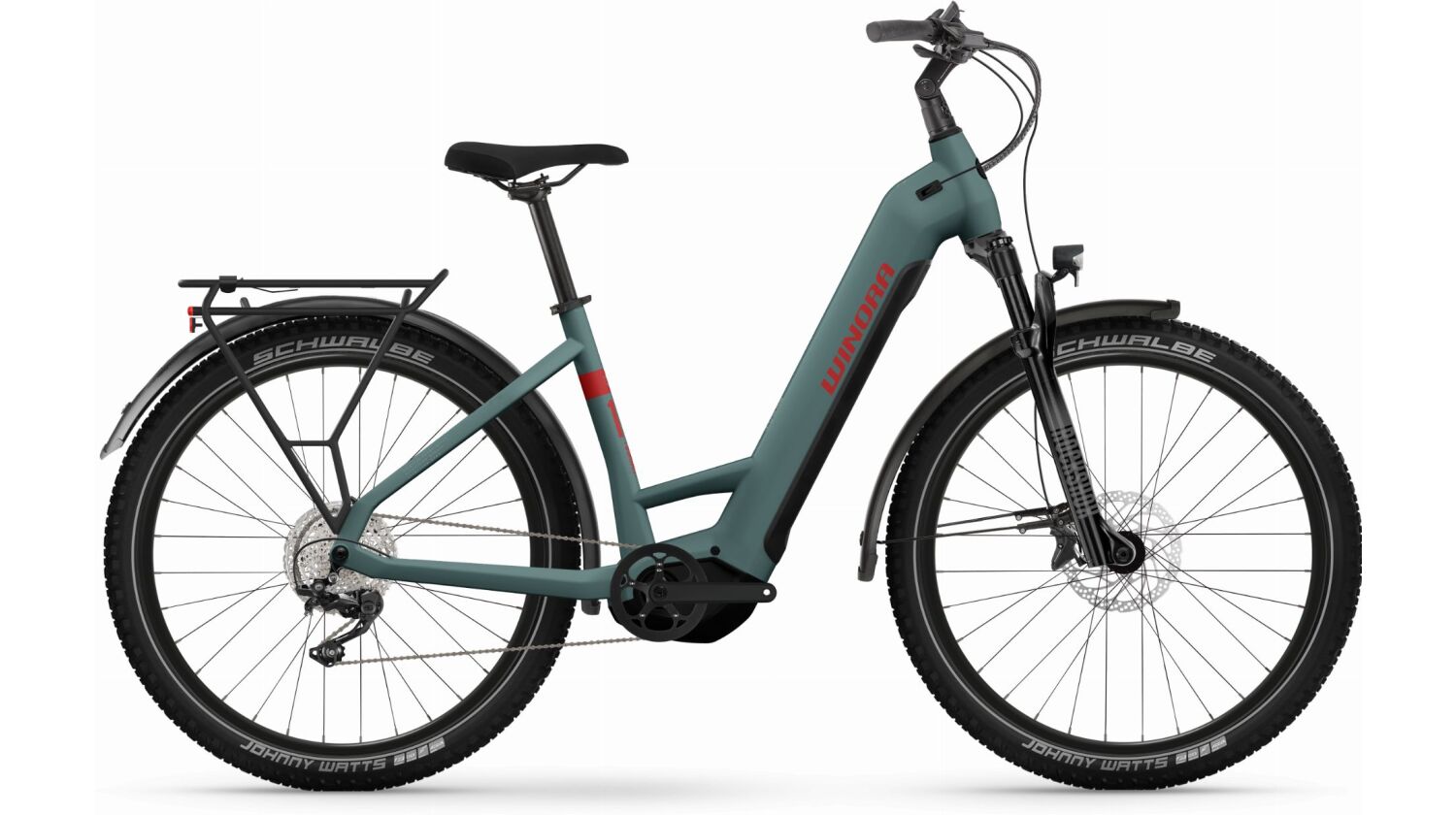 Winora Yucatan X12 720 Wh E-Bike Wave 27,5" metallic stone blue matte