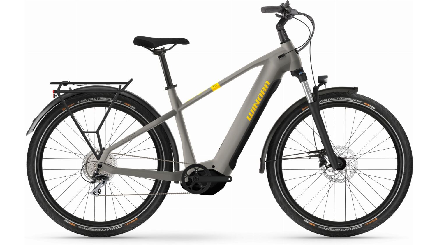 Winora Yucatan X8 720 Wh E-Bike Diamant 27,5" quarz matt