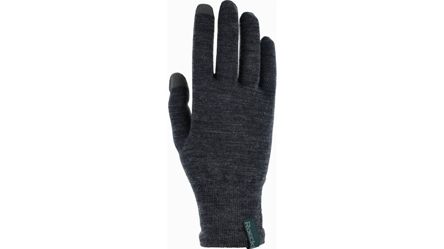 Roeckl Krinau Unterhandschuh Handschuhe lang dark grey mélange