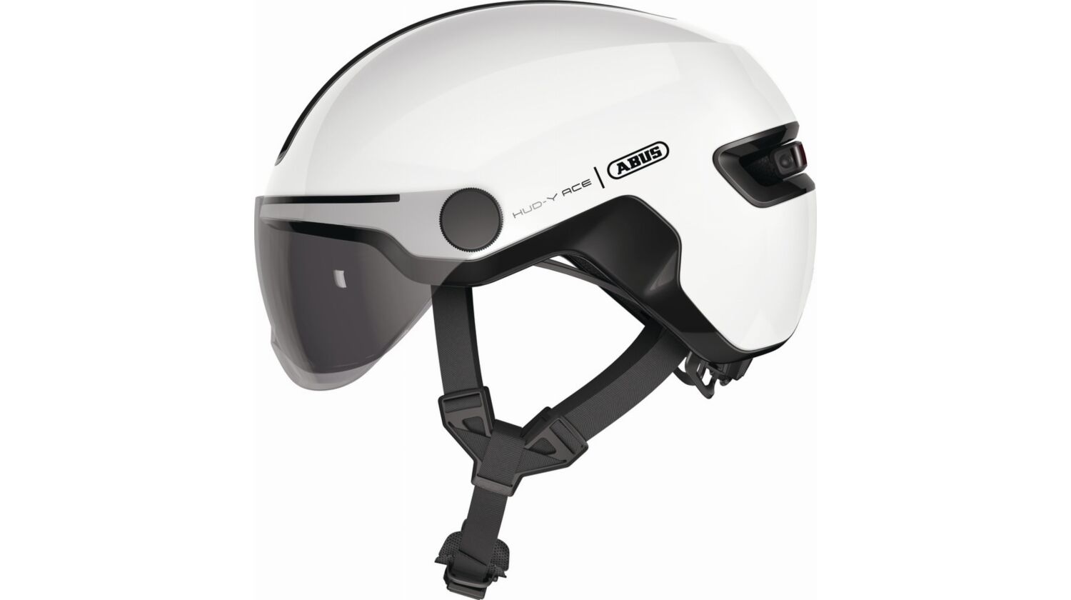 Abus Hud-Y Ace Helm shiny white