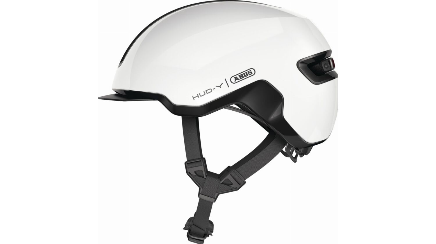 Abus Hud-Y Helm shiny white