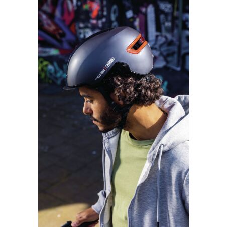 Abus Hud-Y Helm shiny white