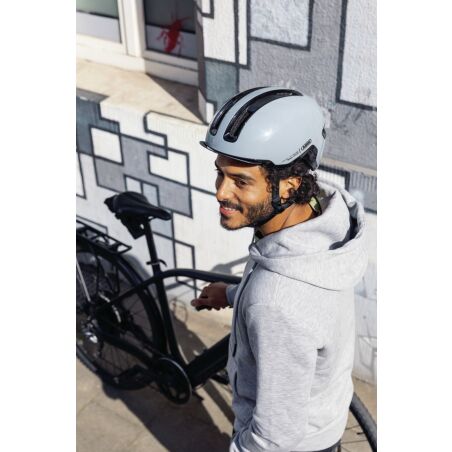 Abus Hud-Y Helm shiny white