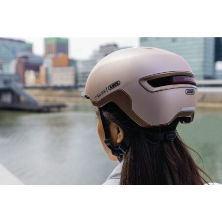 Abus Hud-Y Helm shiny white