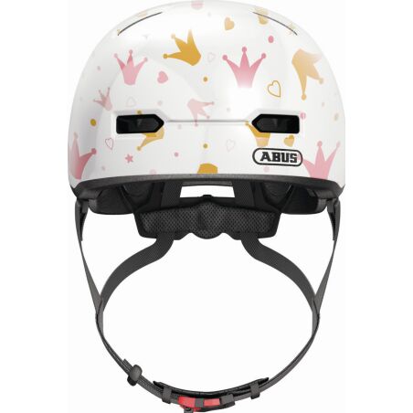 Abus Skurb Kid Kinder-Helm white crowns