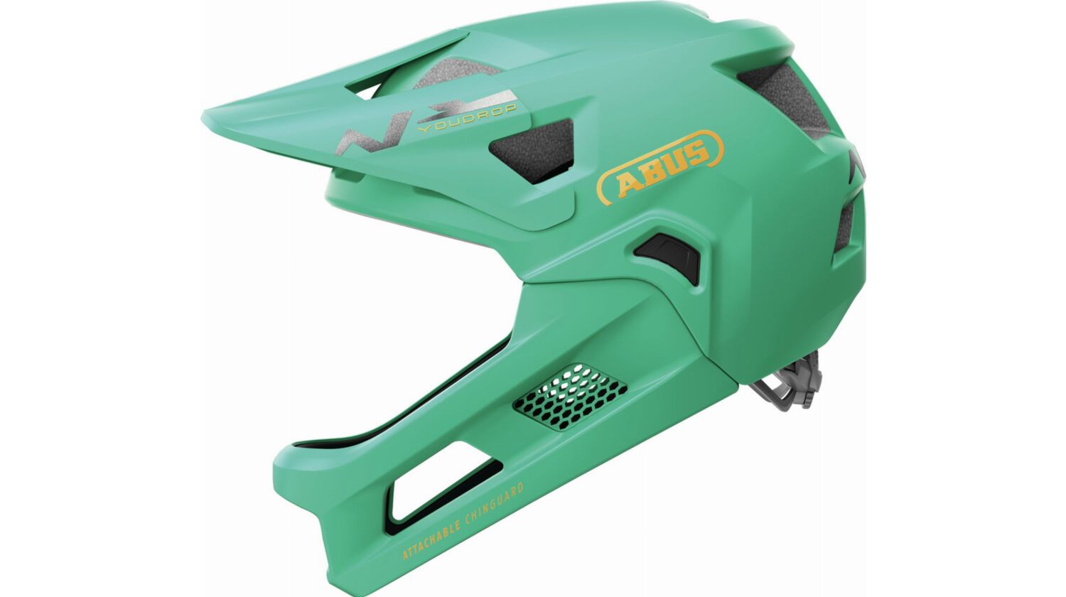Abus YouDrop FF Kinder-Helm sage green S (48-55 cm)