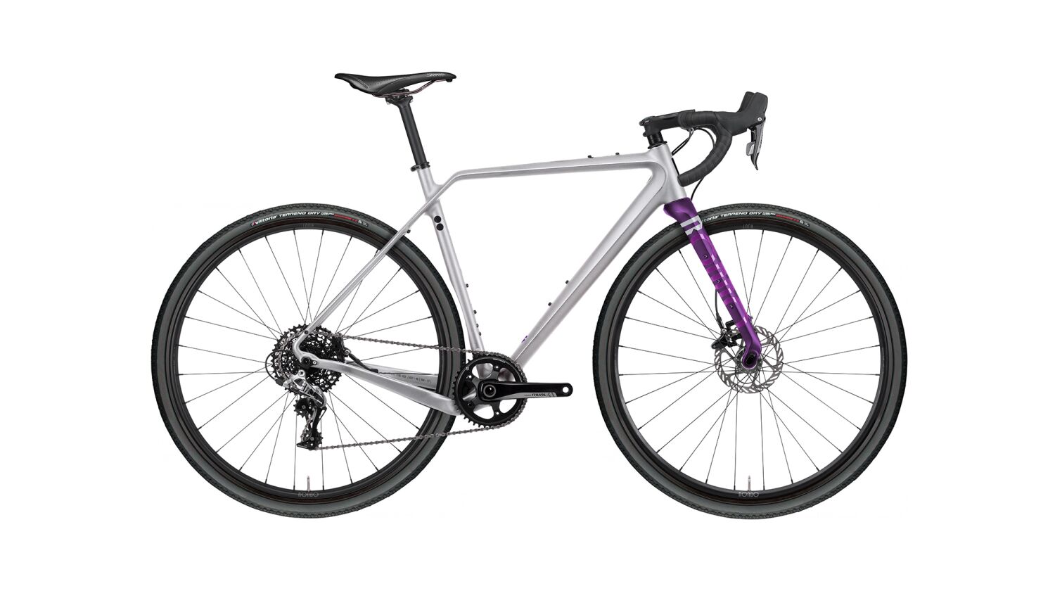 Rondo Ruut CF2 Gravel Plus Diamant 28" silver/purple