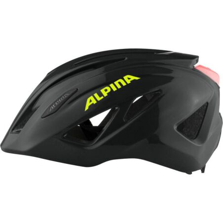 Alpina Pico Flash Kinder-Helm black-neon gloss 50-55 cm