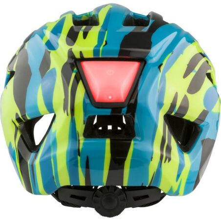 Alpina Pico Flash Kinder-Helm neon-blue green gloss 50-55 cm