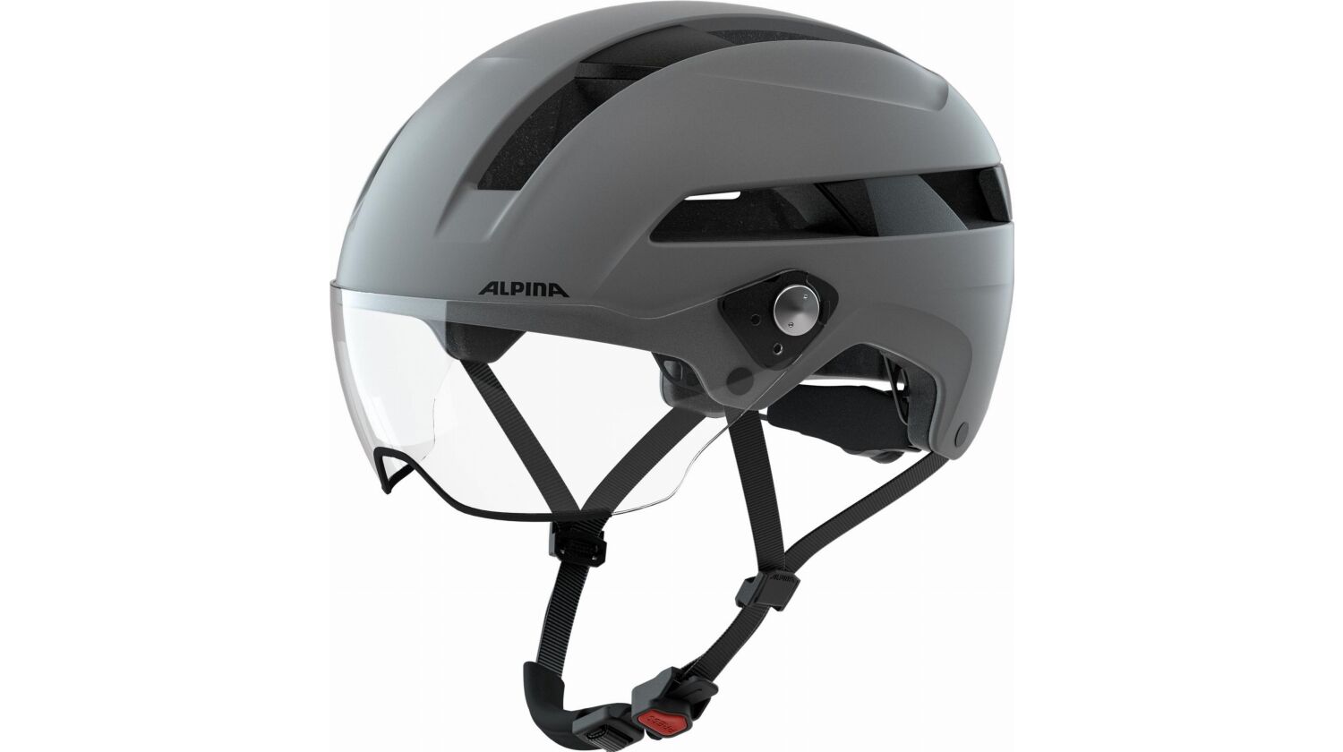 Alpina Soho Visor Helm coffee-grey matt