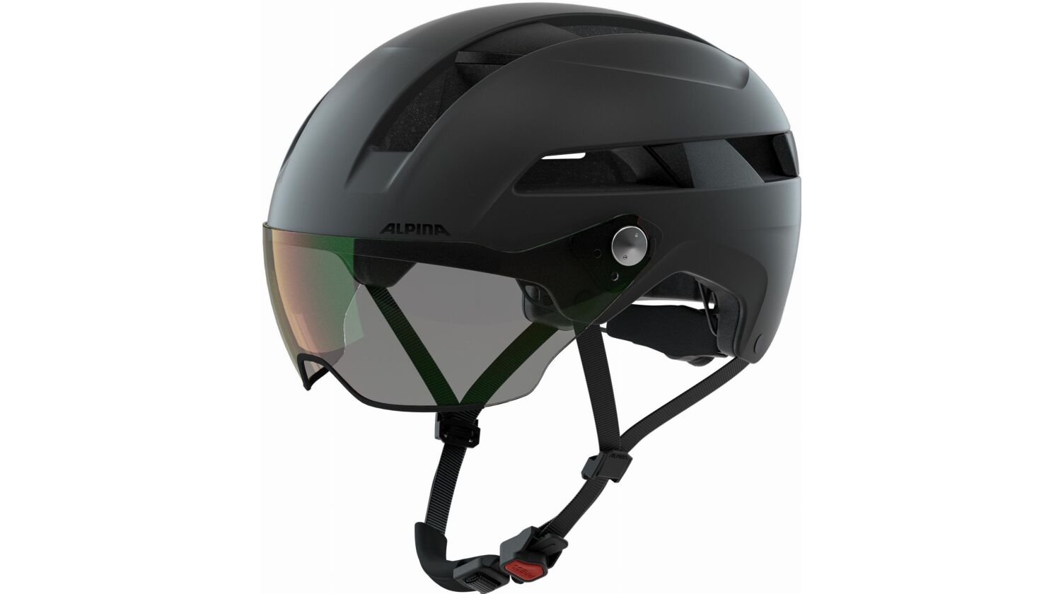 Alpina Soho Visor V Helm black matt