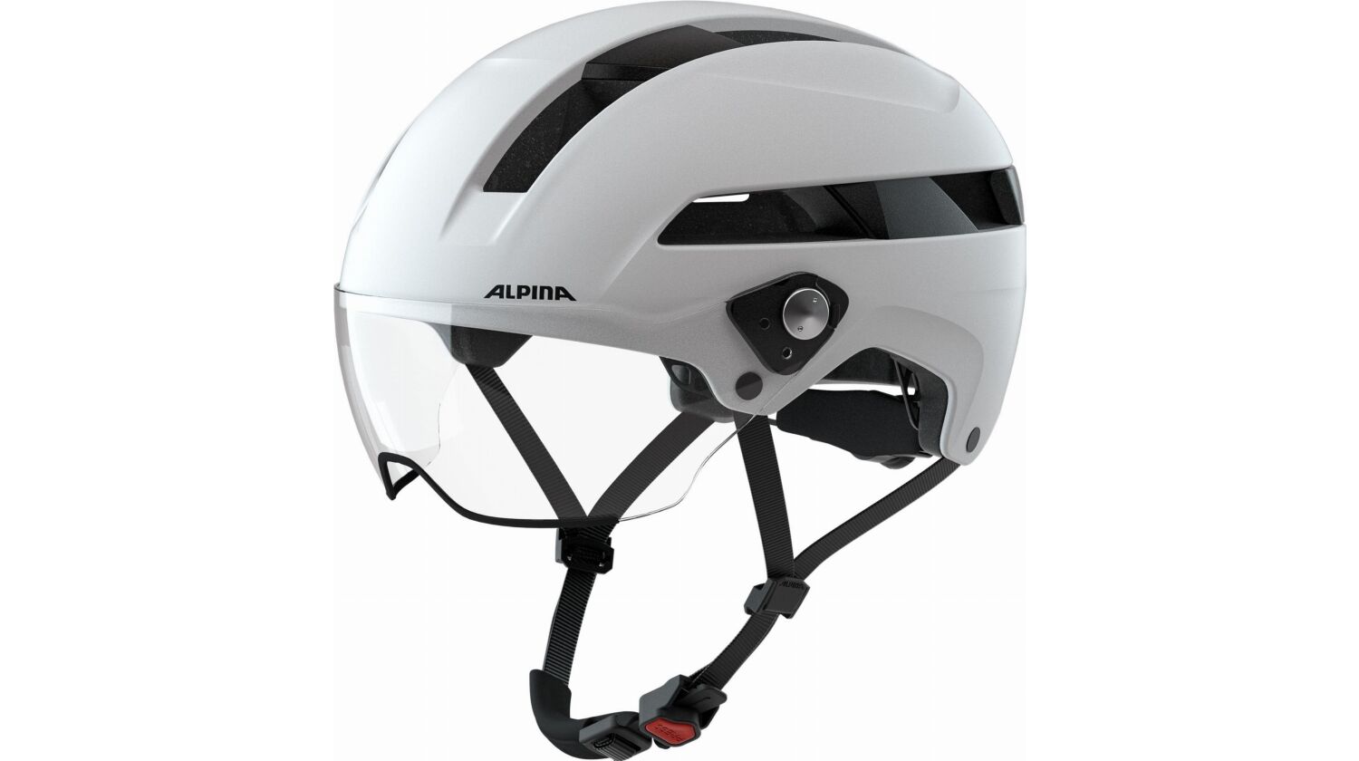 Alpina Soho Visor Helm white matt