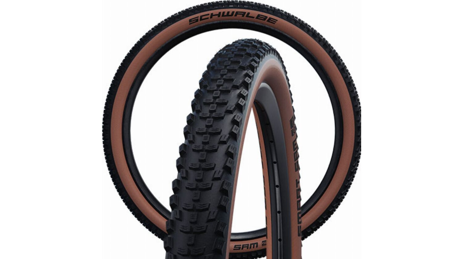 Schwalbe Smart Sam Performance Line, Tube Drahtreifen 27,5" Addix bronze-skin