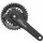 Shimano FC-U4000 Cues Kurbelgarnitur 2x9/10/11-fach ohne Kettenschutzring 3 mm Outboard, 36-22 Zähne schwarz