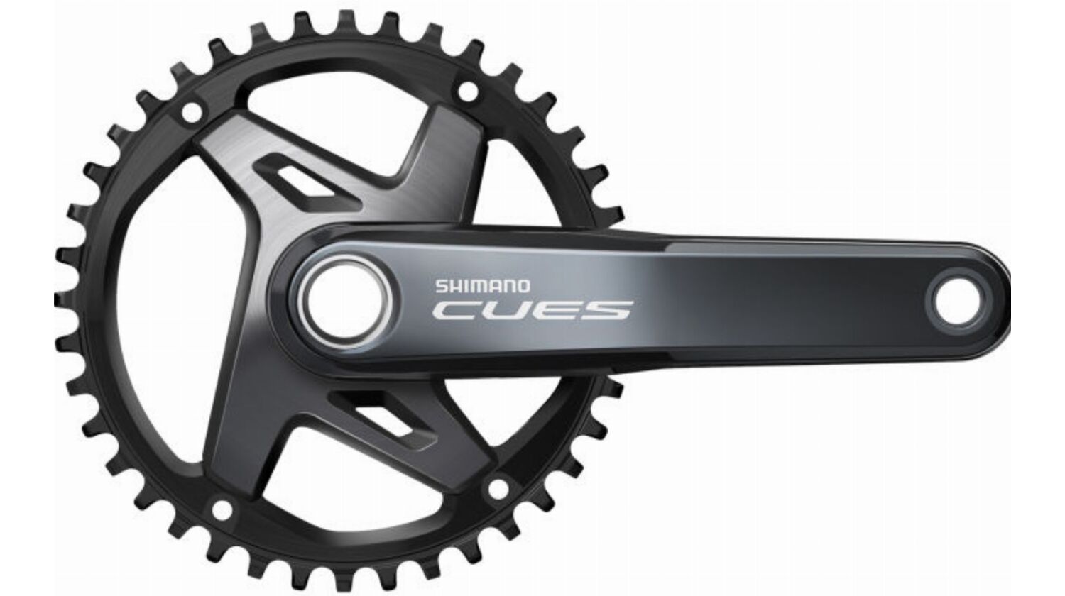 Shimano FC-U8000 Cues Kurbelgarnitur 9/10/11-fach ohne Kettenschutzring, 40 Zähne schwarz