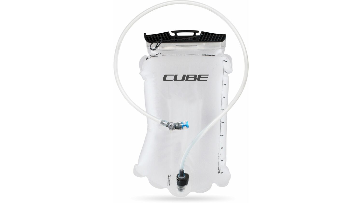 Cube Trinkblase Rucksack transparent 2 L