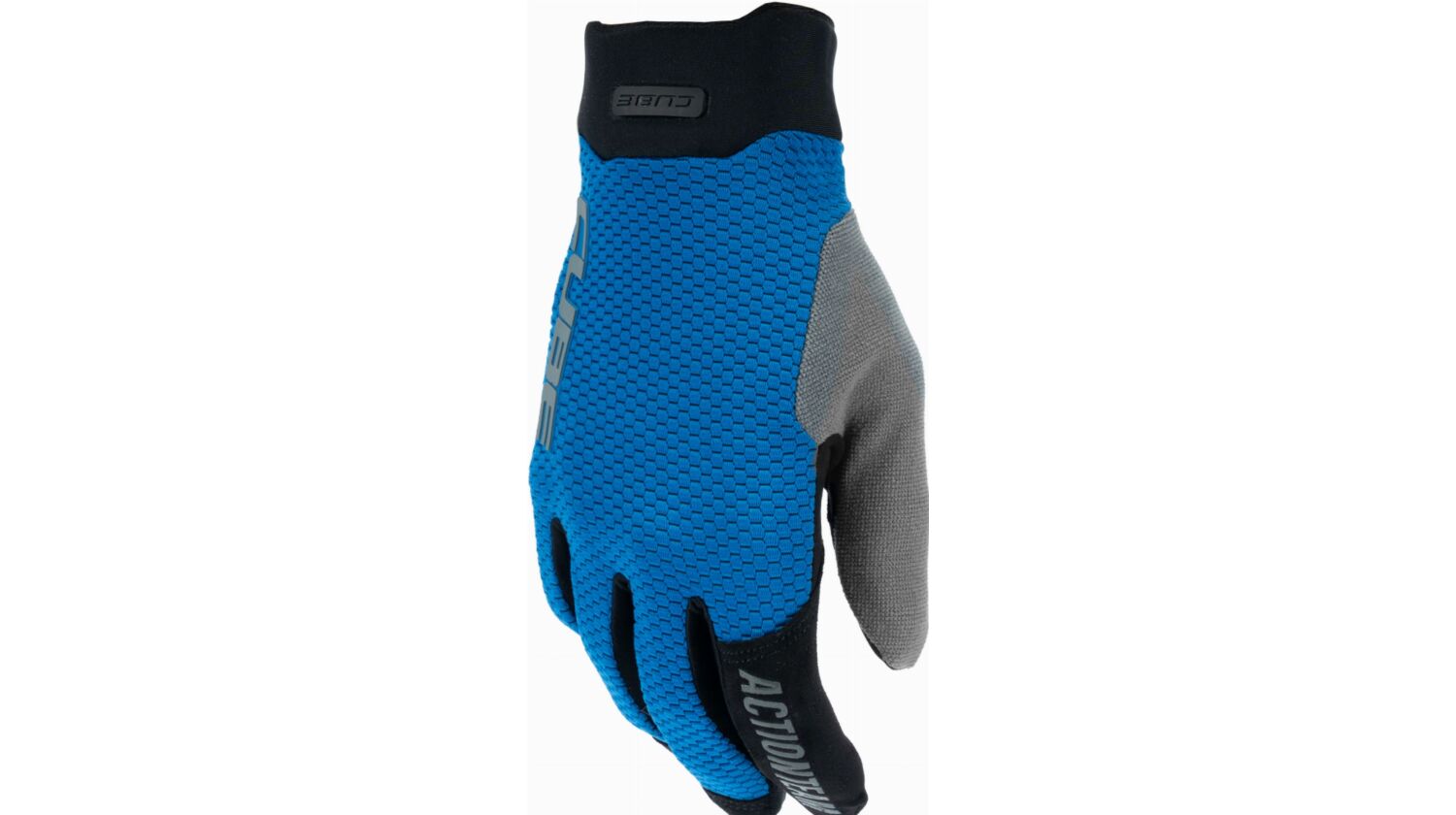 Cube Gravity X Actionteam Handschuhe lang blue