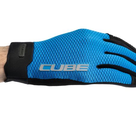 Cube Gravity X Actionteam Handschuhe lang blue