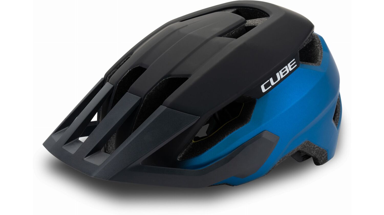 Cube Stray X Actionteam Mips MTB-Helm blue´n´grey