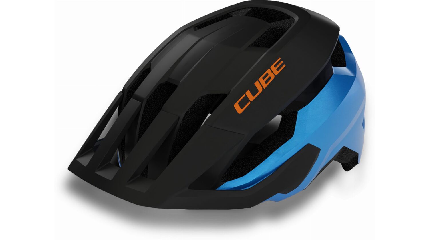 Cube Stray X Actionteam Mips MTB-Helm bluenorange