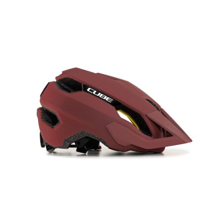 Cube Stray Mips MTB-Helm burgundy