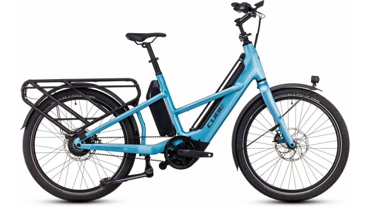 Cube Longtail Hybrid 725 Wh E-Bike Transport 26" blue´n´reflex one size