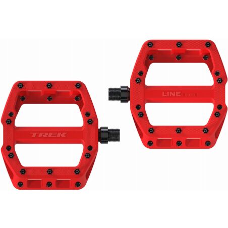 Trek Line Elite Plattformpedalset radioactive red 9/16&quot; (15 mm)