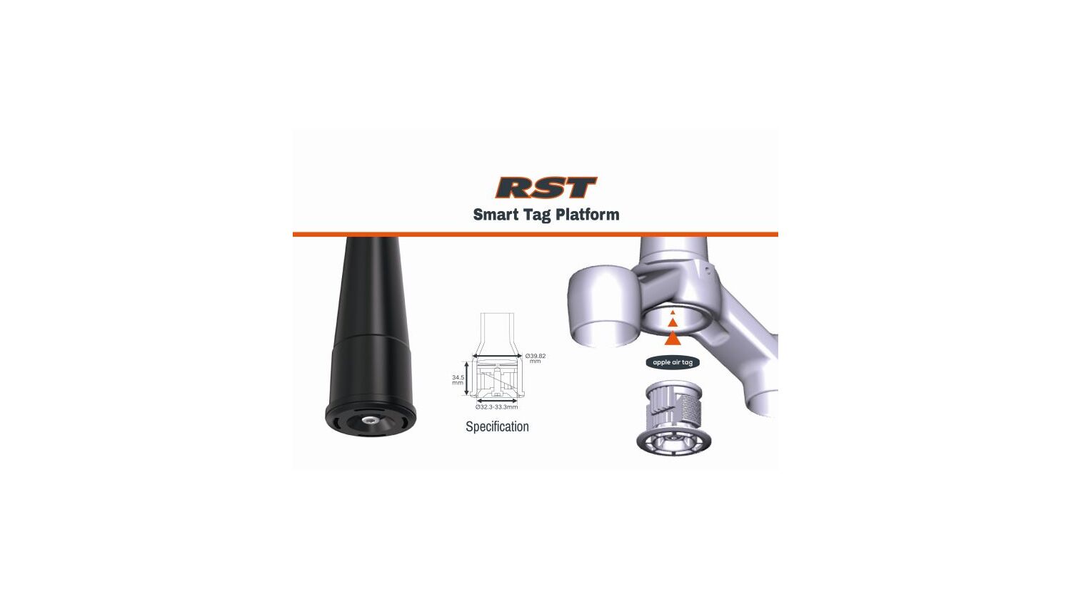 RST Smart Tag Gabel-Adapter