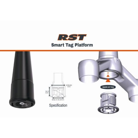 RST Smart Tag Gabel-Adapter für Air Tag